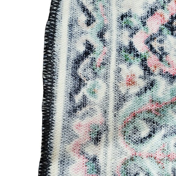 Vintage Velvet Woven Wall Tapestry Pheasant Stream Woods 55.5"W  x 38.5"T - Picture 3 of 7